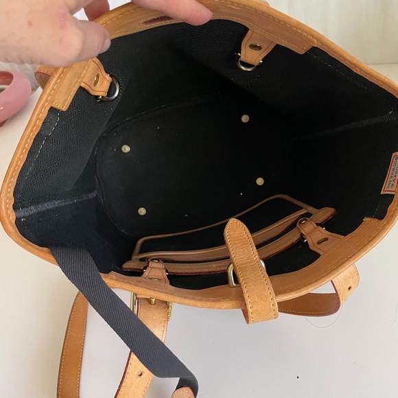 Dooney & Bourke nylon and leather purse navy - Picture 3 of 15